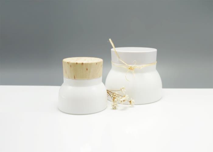 JG-CH150, 150ml opal white glass cosmetic jars
